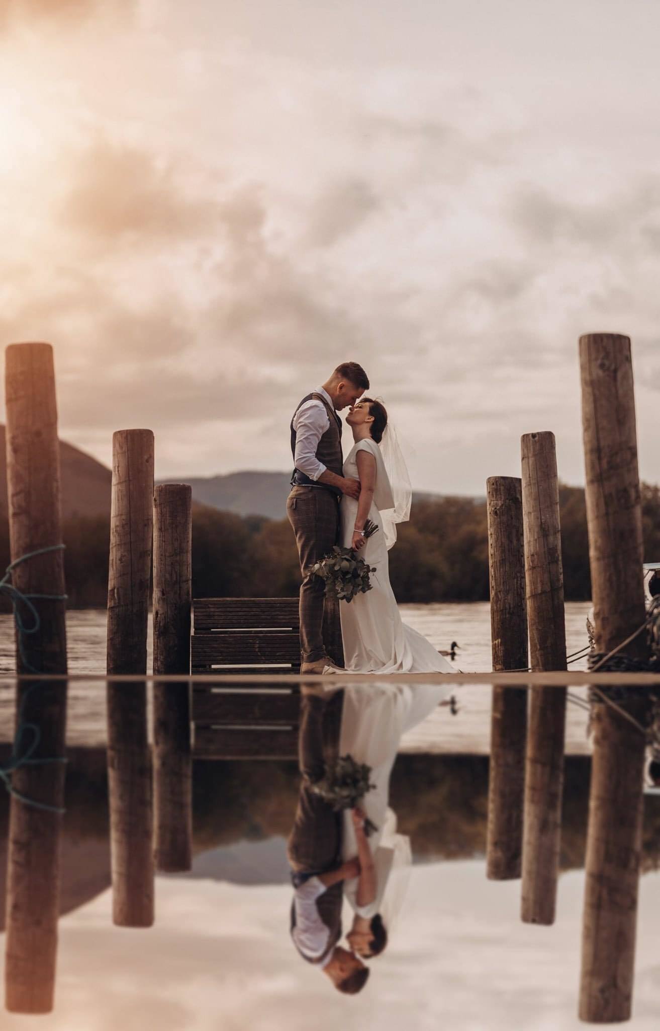 STUNNING: Andrew and Natalie Ireland got engaged at Surprise View overlooking Derwentwater in 2019